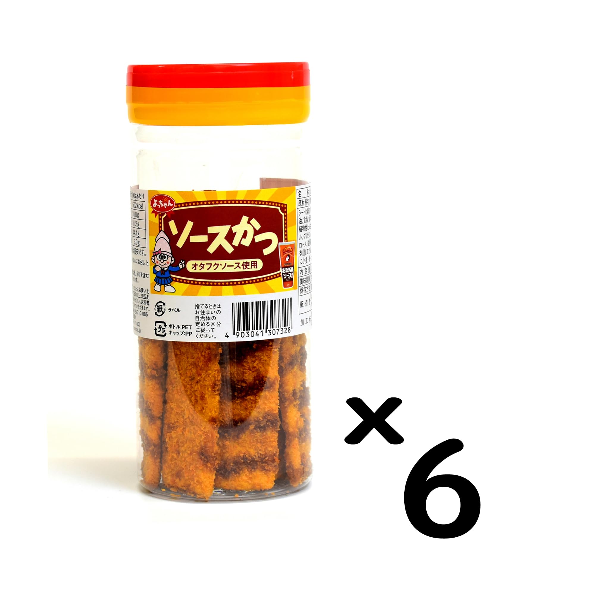 Amazon | よっちゃん食品工業 ポットソースかつ 12本×6個 | よっちゃん